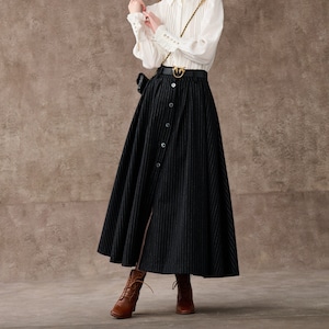 Button wool skirt 2025