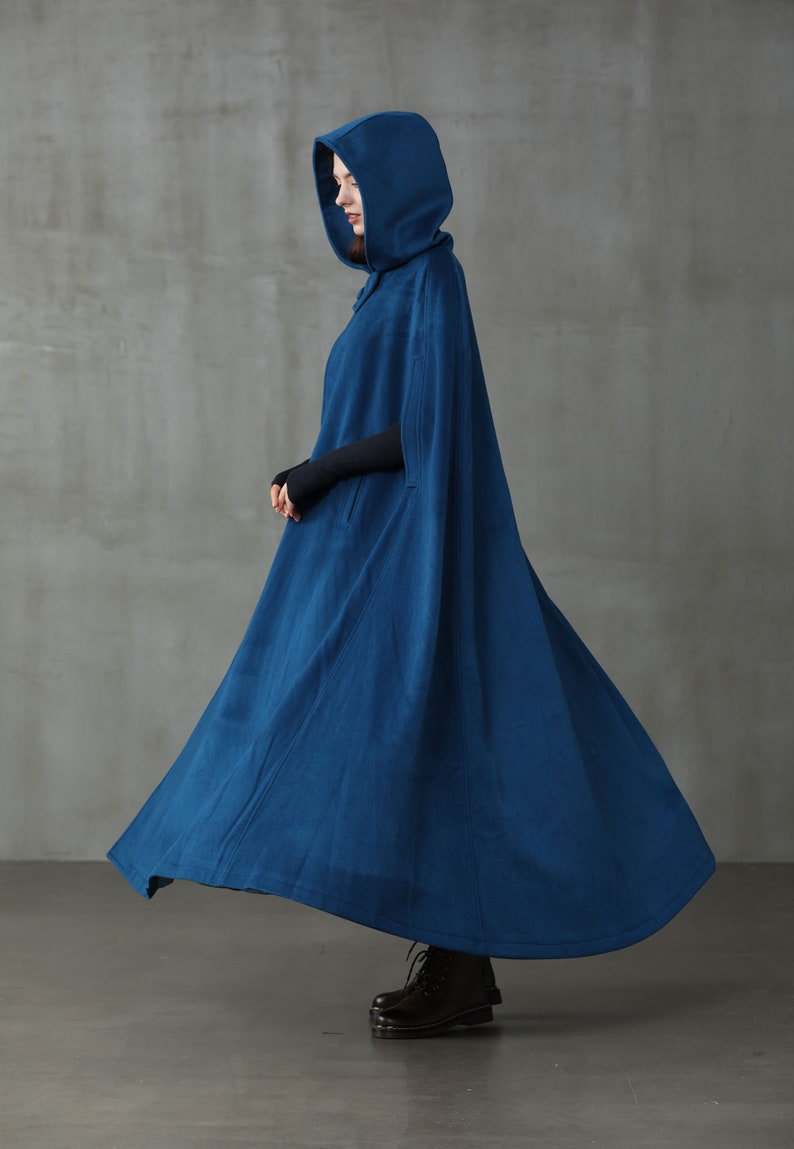 heavy wool hooded cloak