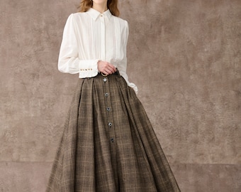 Wool Skirt, Brown Winter Wool Skirt, Midi Wool Skirt, Black Skirt, Party  Skirt, Winter Warm Skirt, Vintage Skirt. Long Skirt Linennaive -  Israel