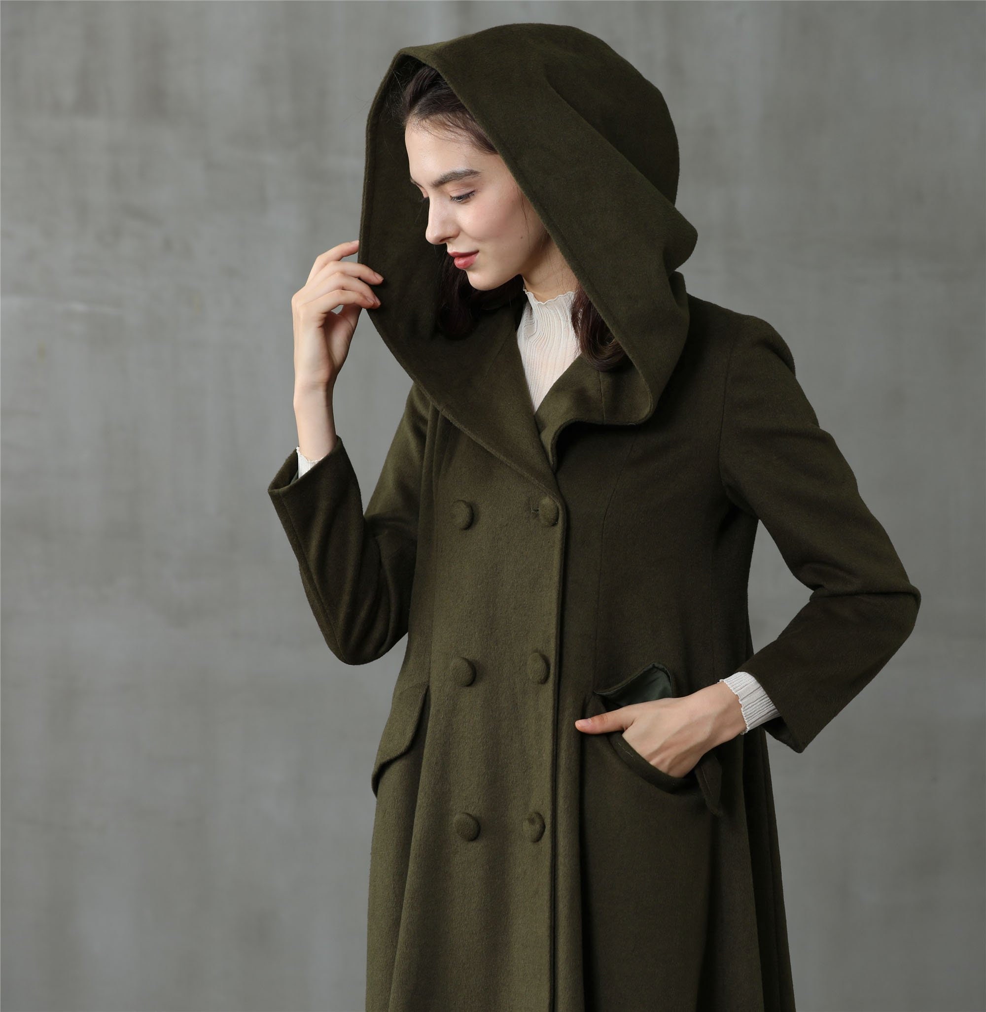 Casablanca 37 Double Breasted Wool Coat - Etsy UK