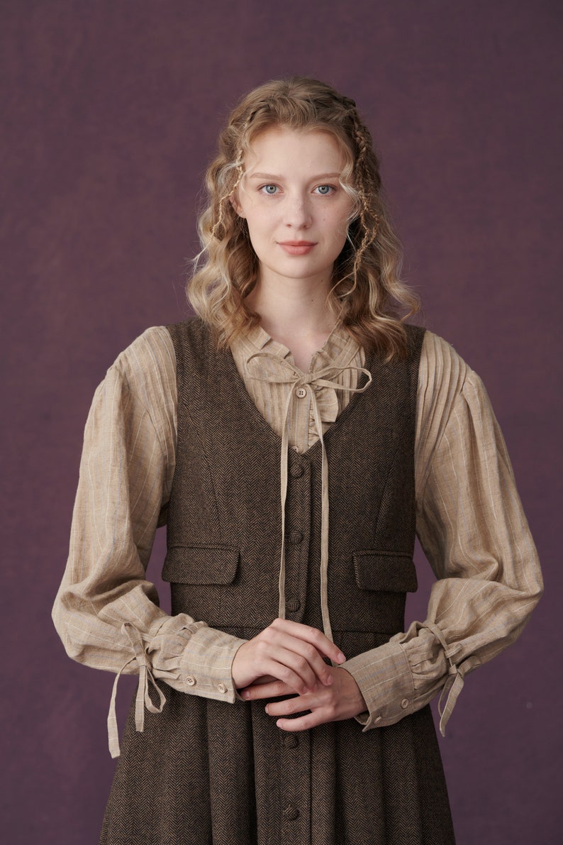 Vintage Wool Dress Pleated Wool Dress Wool Winter Dress Etsy