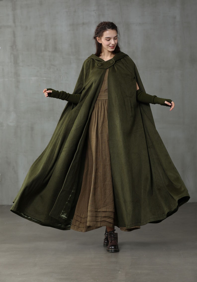 Steampunk Jacket | Steampunk Coat, Overcoat, Cape     Linennaive cloak Maxi Hooded Wool Coat Cloak 100% Cashmere Maxi Cashmere Cape Hooded Cape Wool Hooded Cloak In GreenBlack Grey $229.00 AT vintagedancer.com