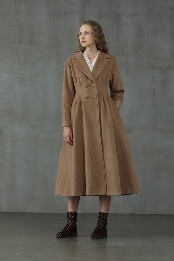 Double breasted wool jacket best sale