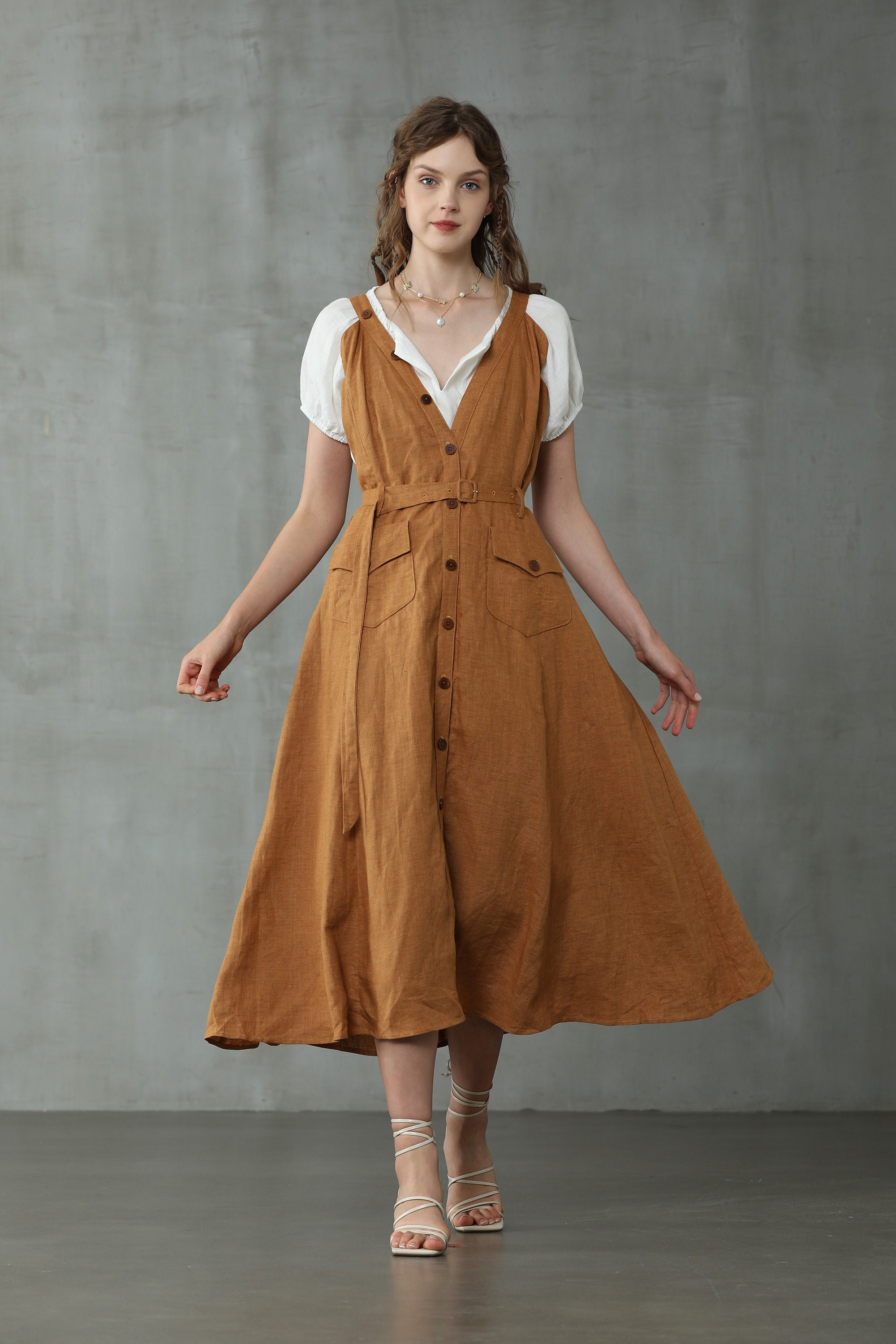 【WONDER WONDER】Festival String Linen Shirt Blouse Sk Set Men's Bloomz Linen Rayon Short Sleeve Sport Shirt | Southern