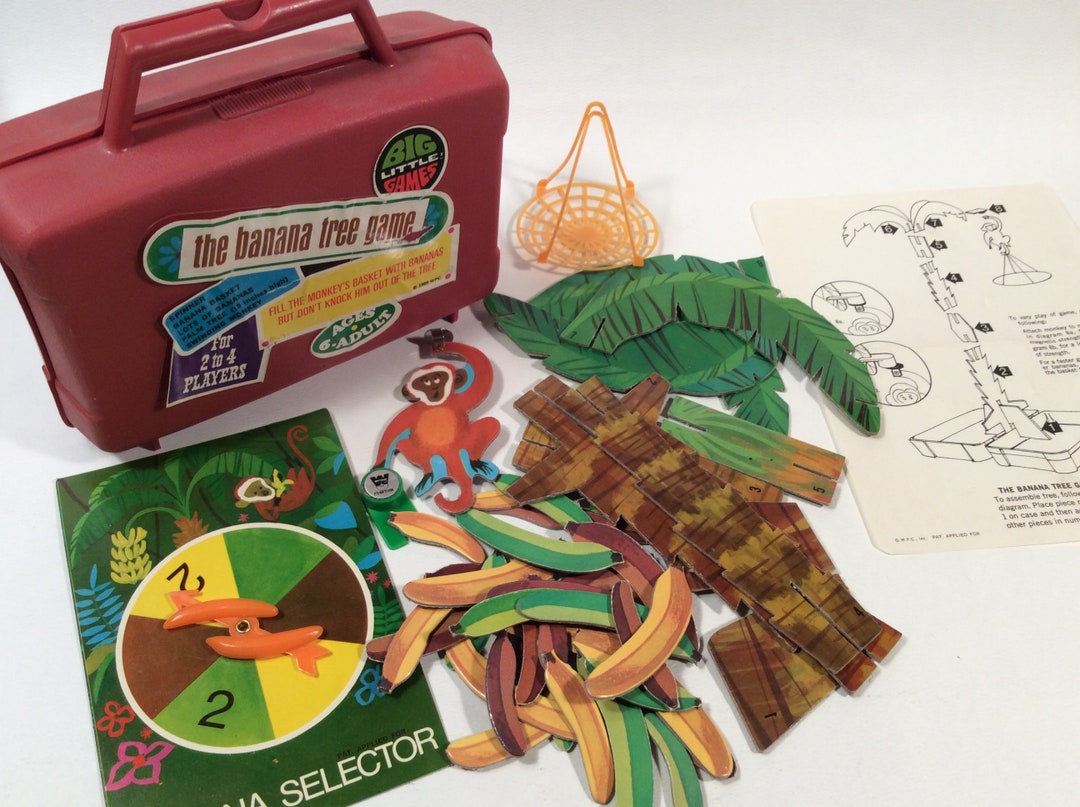 The Banana Tree Game 1969 Whitman Vintage Big Little Games Etsy