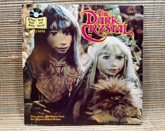 The Dark Crystal Book and Record 1982 Buena Vista Records 457 Jim Henson Associates Read Along Adventure