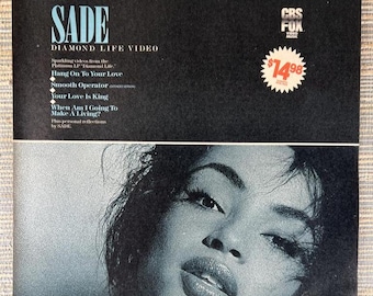 Sade - Diamond Life Video 1985 Vintage Magazine Print Ad - CBS Fox