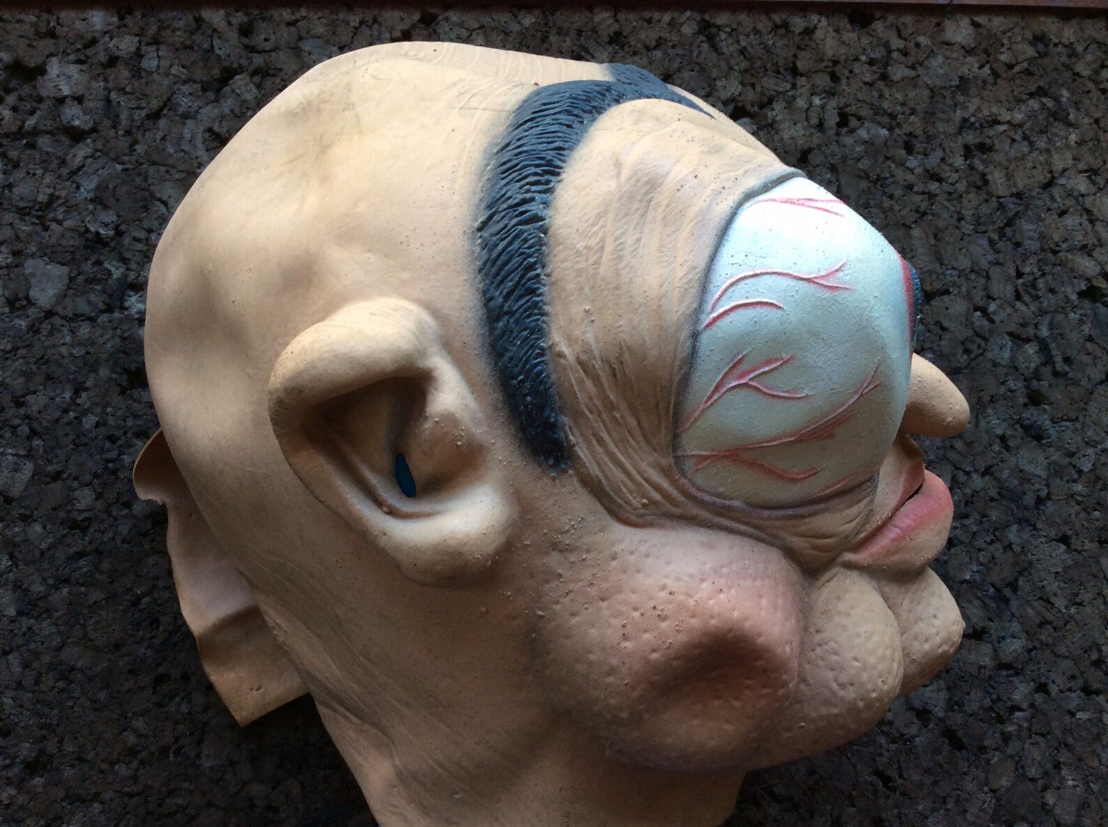 Vintage Bugsy Mask 1986 Don Post Studios Huge BugEyes Unibrow Etsy