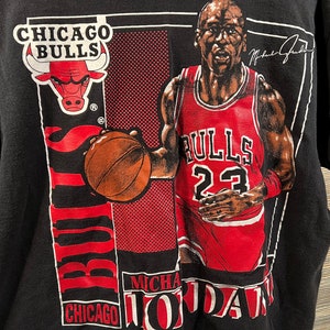 Vintage Chicago Bulls Michael Jordan Bootleg Shirt Size Small(tall