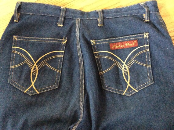 Vintage N’est-ce Pas? Indigo Denim Blue Jeans Size