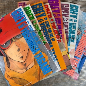 Vintage Grey #1-9 Manga by Yoshihisa Tagami - 1988 Viz Select Comics Lot Complete Set