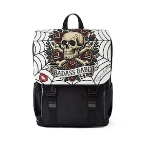 bad ass leather backpacks Gladiator Skull Studded Biker Backpack – Holy Buyble Unleash your inner rebel with our Gothic 3D Skull Skeleton Backpack for Women Badass Black Leather Men's 8-inch