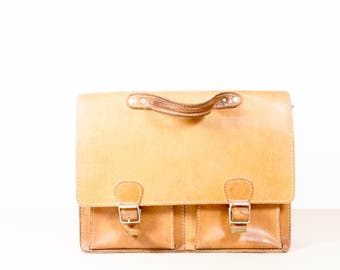 Vintage Aktentasche aus echt Leder