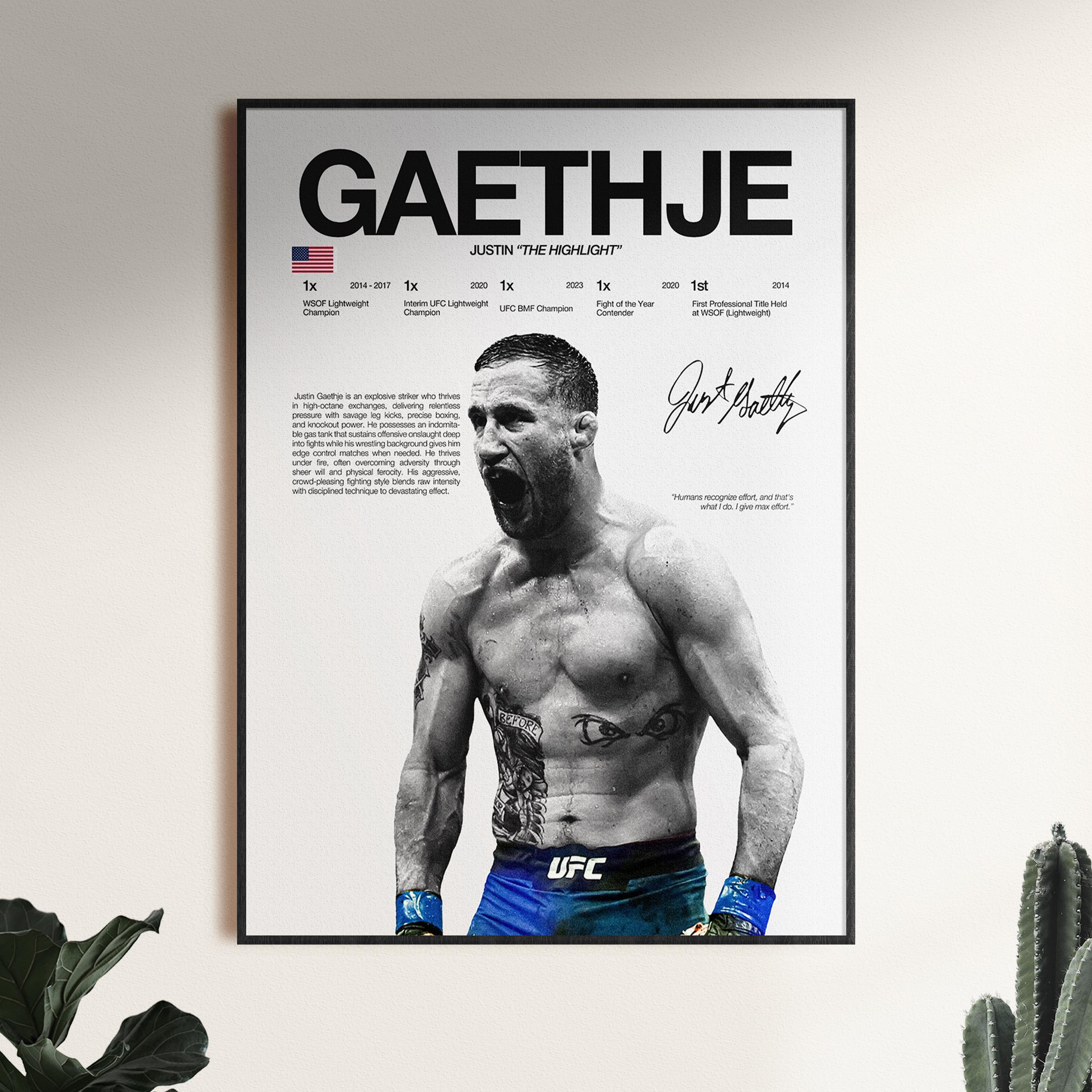 Justin gaethje - Etsy 日本