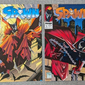 Spawn #3 #5 Lot Todd McFarlane 1e druk 1992 Image Comics Sleutel 1e Billy Kincaid