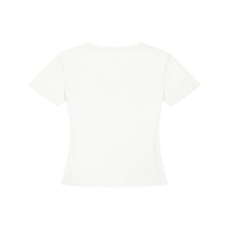Women's Pismo Beach Pink Tencel Baby T-Shirt Bild 2