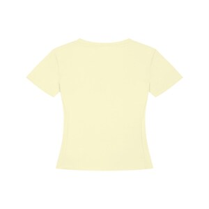 Women's Pismo Beach Pink Tencel Baby T-Shirt Bild 6