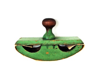 Déco de bureau à bascule ancienne en bois buvard