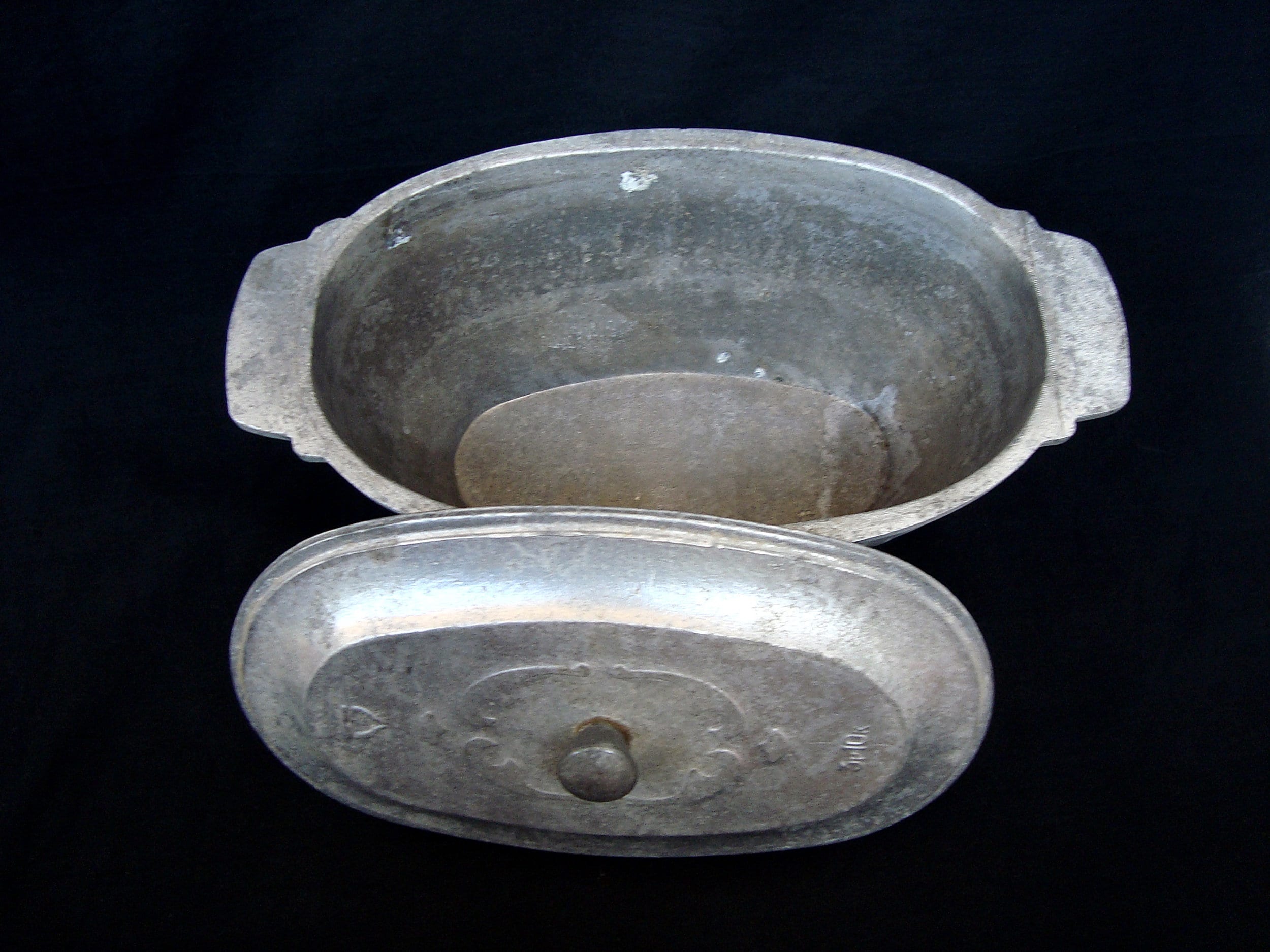 Vintage Aluminum Pot Roasting Chicken Pan Etsy Canada