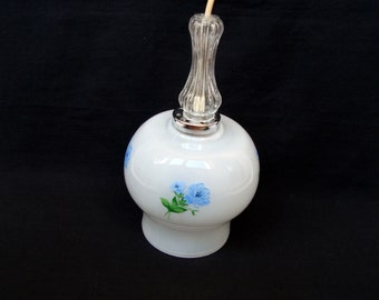 suspension vintage Plafonnier abat-jour en verre