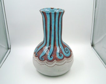 Vintage Hand made clay/pottery vase Unique