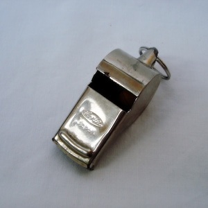Vintage GLORIA Metal Whistle Made in Japan Sport Key-chain