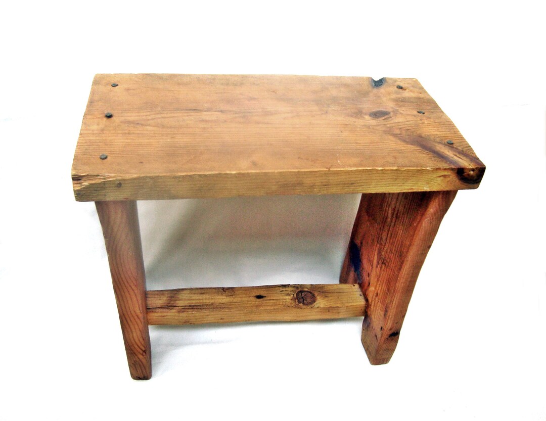 Antique Wooden Milking Stool Primitive Rustic Handmade - Etsy