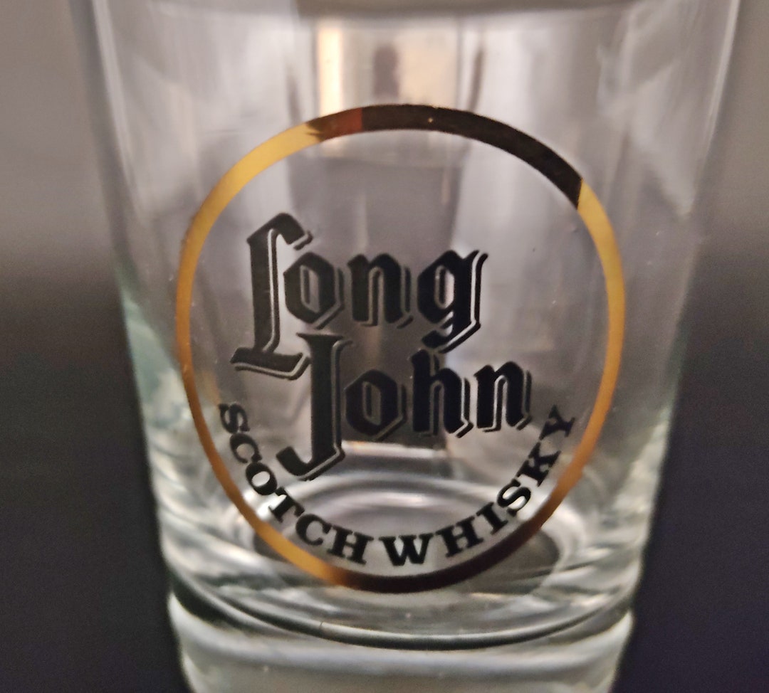 Vintage Whisky Glass Long John From 80s - Etsy