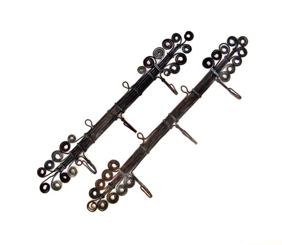 Antique iron best sale coat rack