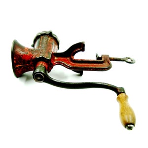 Vintage Meat Grinder Alexanderwerk No.5 Cast iron and enamel
