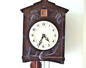Vintage Russian wall Clock Mayak Majak CUCKOO