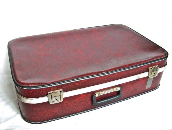 vintage travel suitcase