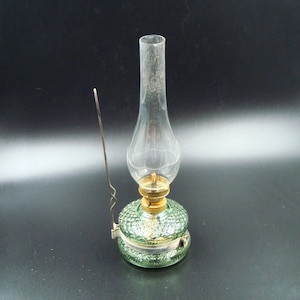 Antique petroleum glass lamp 1940