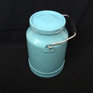 Vintage aluminum milk can 5 liters