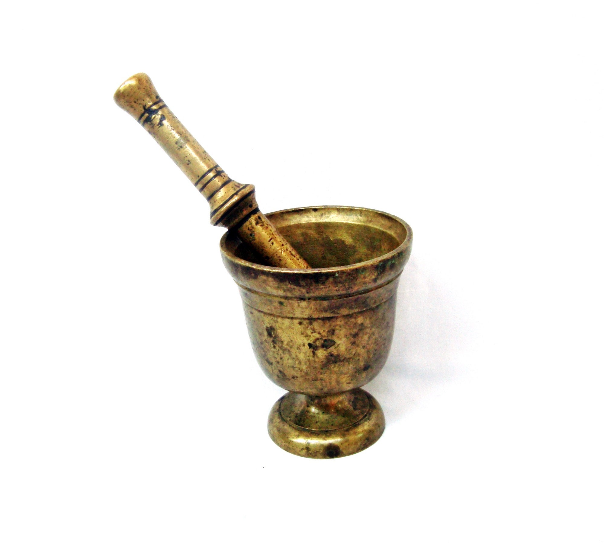 Vintage Brass Mortar And Pestle agrohort.ipb.ac.id