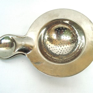 Vintage Berndorf large tea strainer/ sieve Marked