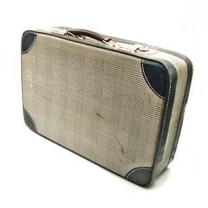 Antique vintage cardboard Suitcase Vintage unisex luggage Made in Germany