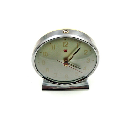 Vintage Mechanical Alarm Clock Shanghai Made in China 60-70 Years