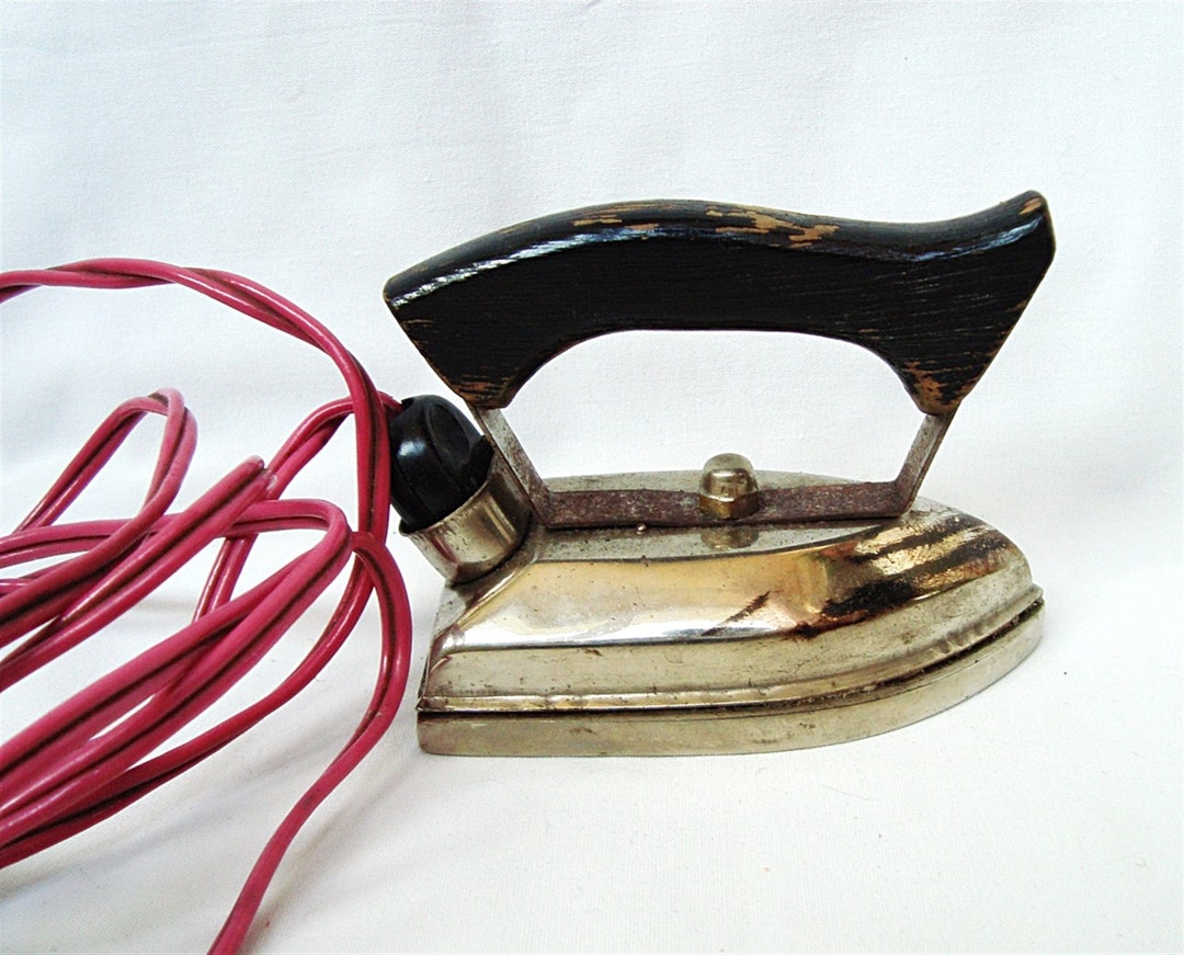 Ferro da stiro vintage Piccolo ferro da stiro elettrico Manico - Etsy