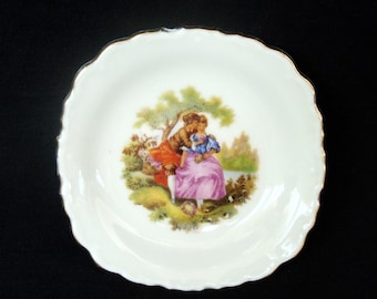Vintage collectible porcelain plate SCHWARZENHAMMER made in Germany