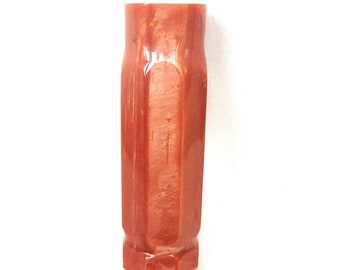 Vintage Lava Catalin / Bakelite Large vase rose Ashes color