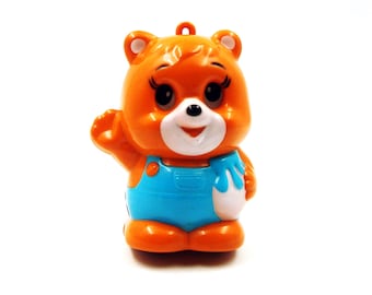 Vintage Sankyo Musical Bear Toy Wind-Up Moving and playing
