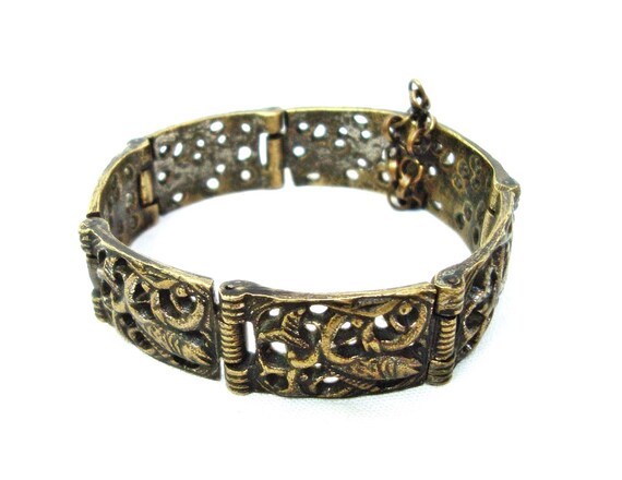 Antique cheap brass bracelet