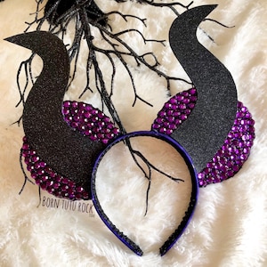 Maleficent Mouse Ears || Born Tutu Rock