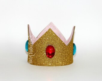 princess peach crown etsy