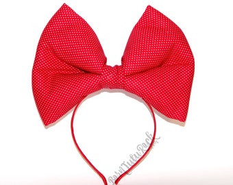 Polka Dot Bow || Minnie Bow || Daisy Bow || Born Tutu Rock