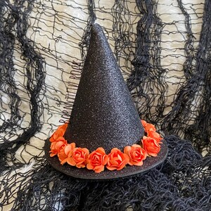 Mini Witch Hat | Flower Witch Hat | Born Tutu Rock