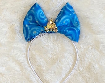 Cinderella inspired Bow || Princess Bow || by Born Tutu Rock