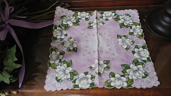 Vintage Large White 50s Water Lily Lotus Blossom … - image 2