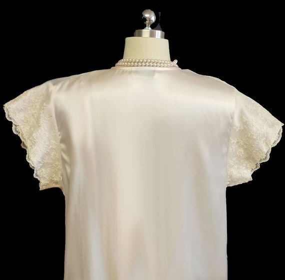 Vintage Donna Richard Satin Peignoir Nightgown Se… - image 10